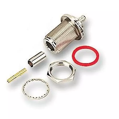 AMPHENOL RF RF Connectors RF COAXIAL, N, STRAIGHT JACK, 50OHM, N6421A1-NT3G-1-50