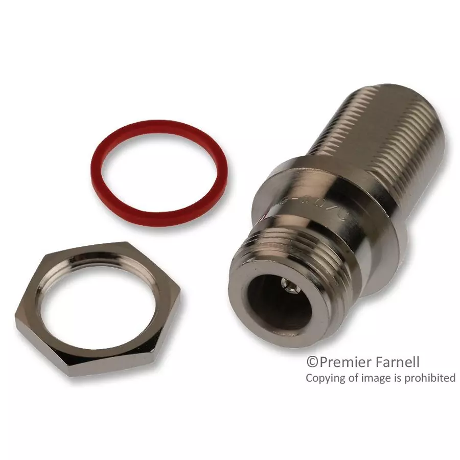 AMPHENOL RF RF Adapters BULKHEAD ADAPTER, N JACK-N JACK, 82-66 (UG-30/U)