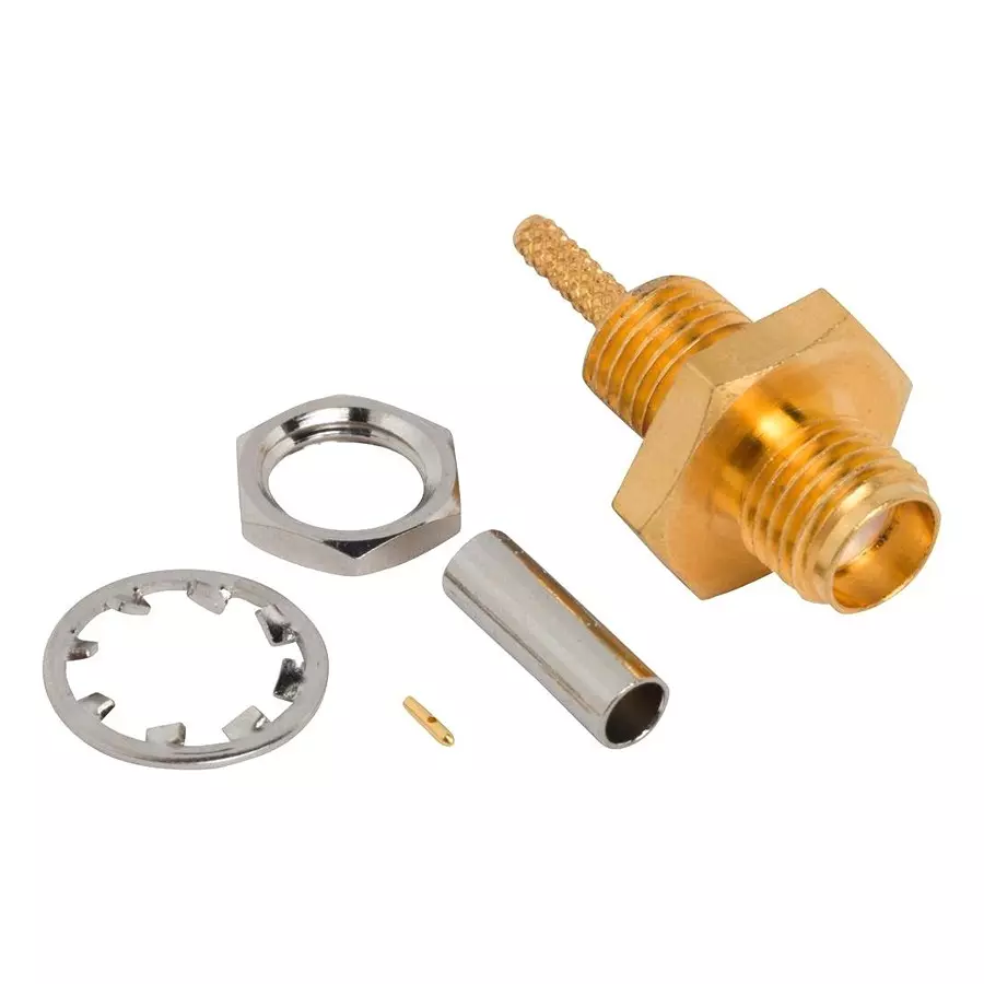 AMPHENOL RF RF Connectors RF COAX CONN, SMA JACK, 50 OHM, CABLE, 901-10796