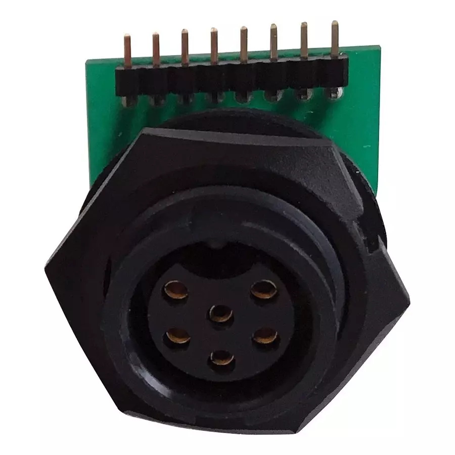 SWITCHCRAFT/CONXALL Industrial Circular, Plug, 6Pos, Flange, 7261-6PG-300