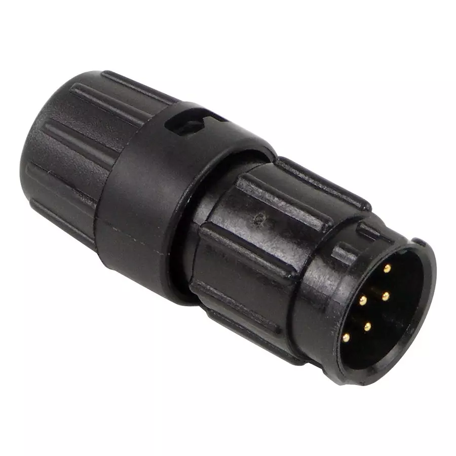 SWITCHCRAFT/CONXALL Circular Conn, Plug, 10Pos, Cable, W8882-10PG-528