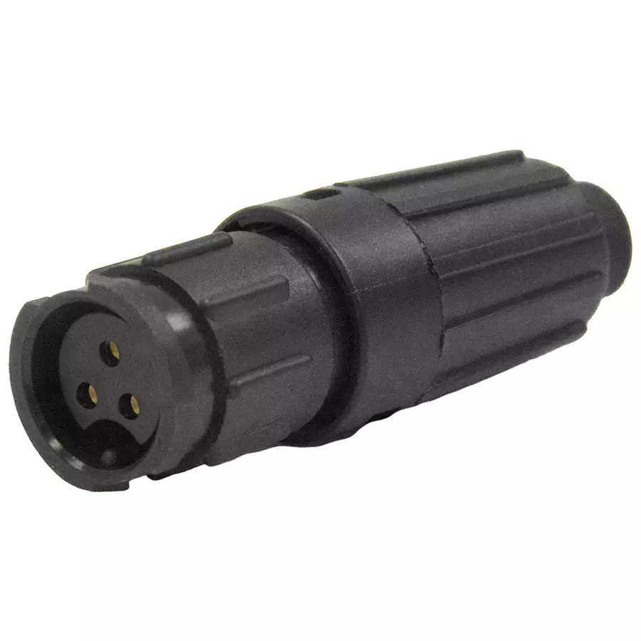 SWITCHCRAFT/CONXALL Circular Conn, Plug, 3Pos, Crimp, W8280-3SG-P-528