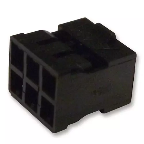 MOLEX Plug & Socket Connector Housings CONNECTOR, RCPT, 6POS, 2ROW, 2MM 51110-0660 (Pack of 10)