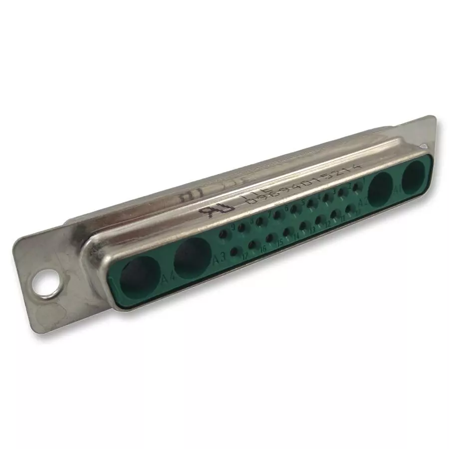Harting Combination Layout D Sub Connectors SOCKET, D, MIXED POWER, 21WA4, 09 69 401 5214