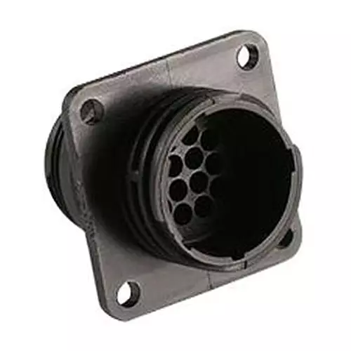 AMP - TE CONNECTIVITY CIRCULAR CONNECTOR RECEPTACLE, SIZE 11, 4 POSITION, PANEL, 208283-4