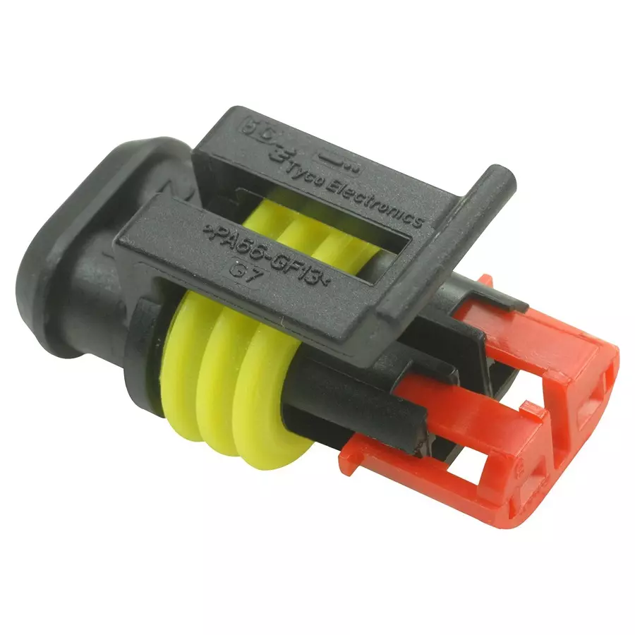AMP - TE CONNECTIVITY SOCKET HOUSING, CIRCULAR, 2 WAY, 282080-1 (Pack 10)