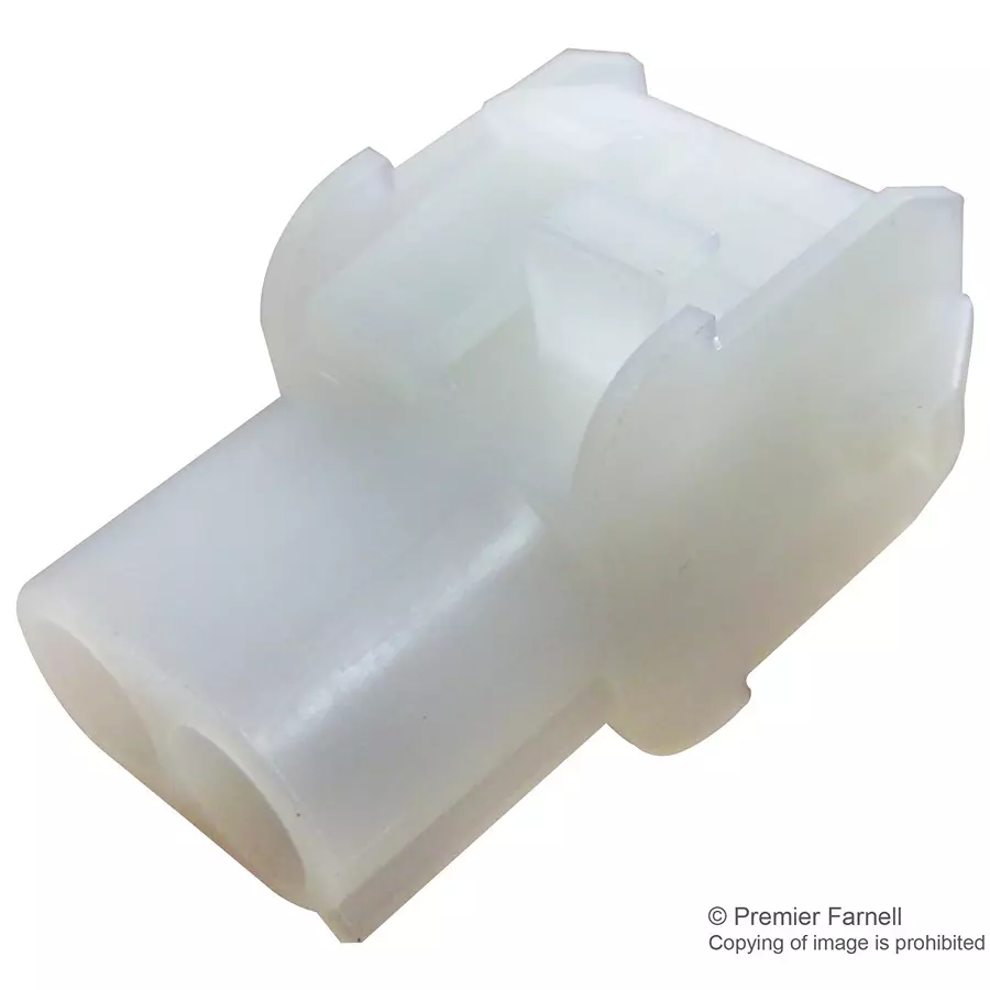 AMP - TE CONNECTIVITY HOUSING, RECEPTACLE, SINGLE ROW, 2 WAY, 1-480699-0 (Pack 10)