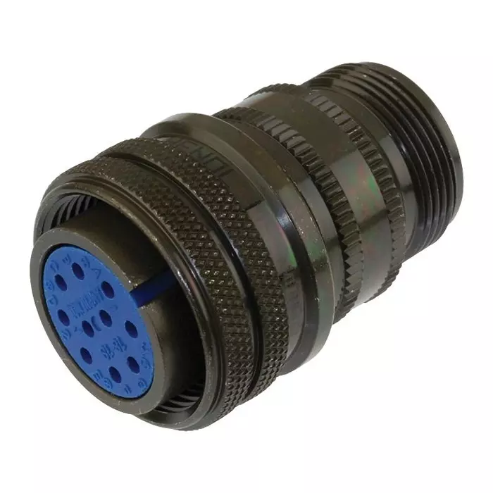 AMPHENOL INDUSTRIAL CIRCULAR CONNECTOR, PLUG, 18-11S, CABLE, 97-3106A-18-11S