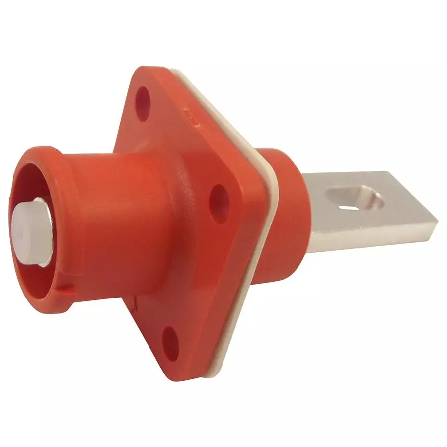 AMPHENOL INDUSTRIAL POWER ENTRY, RCPT, 200A, 1KV, ORANGE, SLP-IR-B-B-P-S-O-1