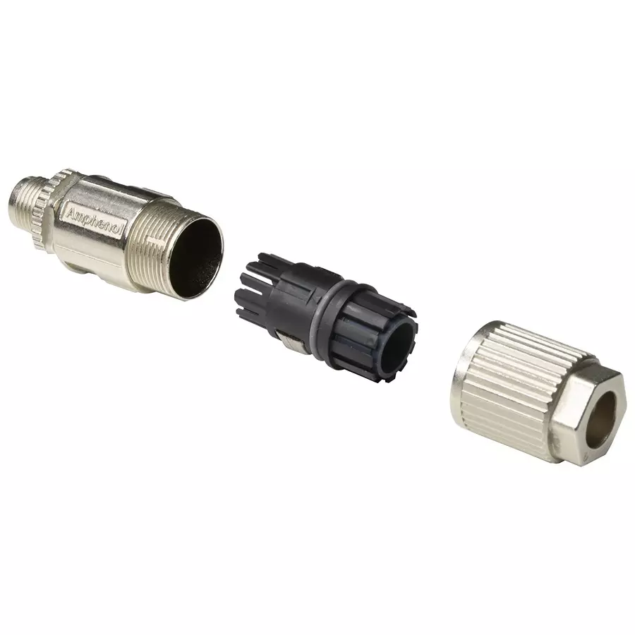 AMPHENOL LTW SENSOR CONNECTOR, 8POS, PLUG, CABLE, MSXS-08BMMD-SL8001.