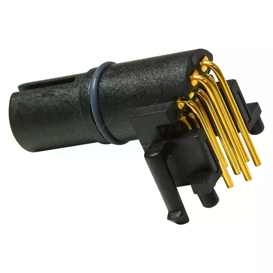 AMPHENOL LTW SENSOR CONN, M12, R/A PLUG, 4POS, PCB, MSAS-04PMMR-EE0001.