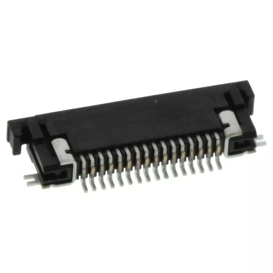 AMPHENOL COMMUNICATIONS SOLUTIONS CONNECTOR, FFC/FPC, 15POS, 1ROW, 0.5MM, SFV15R-1STE1HLF