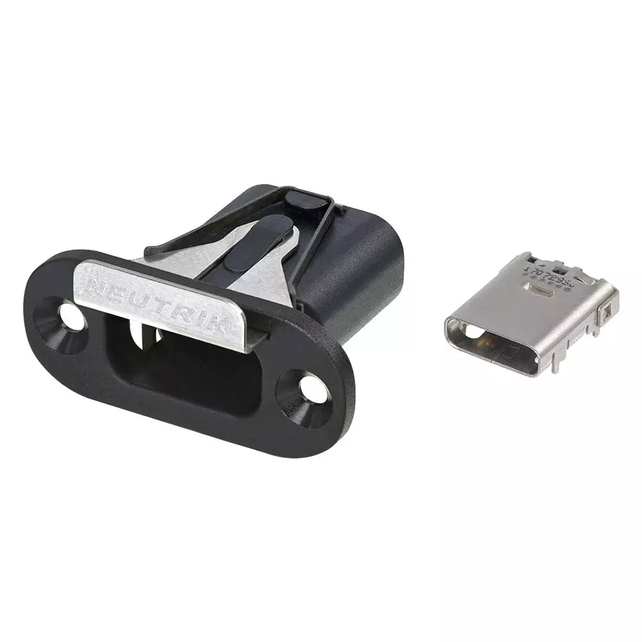 NEUTRIK USB-C CHASSIS WITH RECEPTACLE, NMC-C-HR
