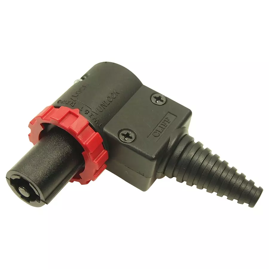 CLIFF ELECTRONIC COMPONENTS POWER ENTRY, PLUG, R/A, 4POLE, SOLDER, FCR2063