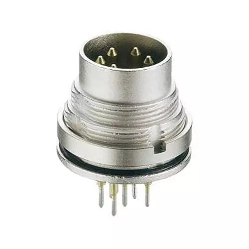 LUMBERG CIRCULAR CONNECTOR, 6POS, RCPT, PANEL, 0317 06