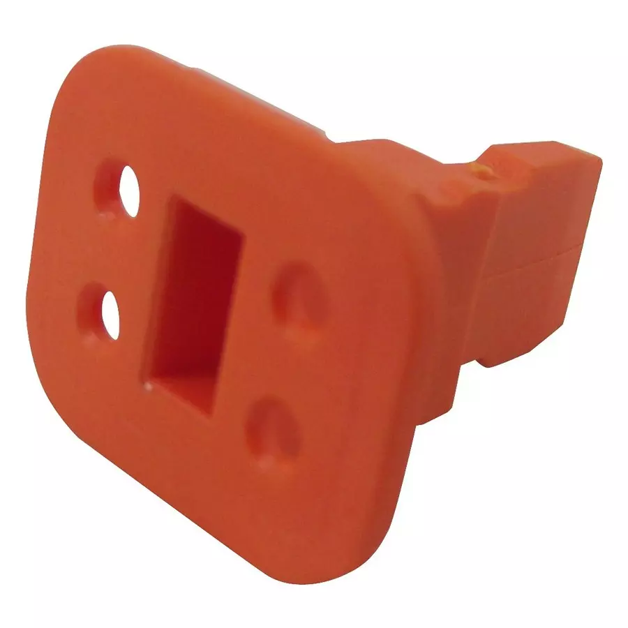 DEUTSCH - TE CONNECTIVITY WEDGE LOCK, PBT GF, 4POS PLUG, W4S-ZZ (Pack of 100)