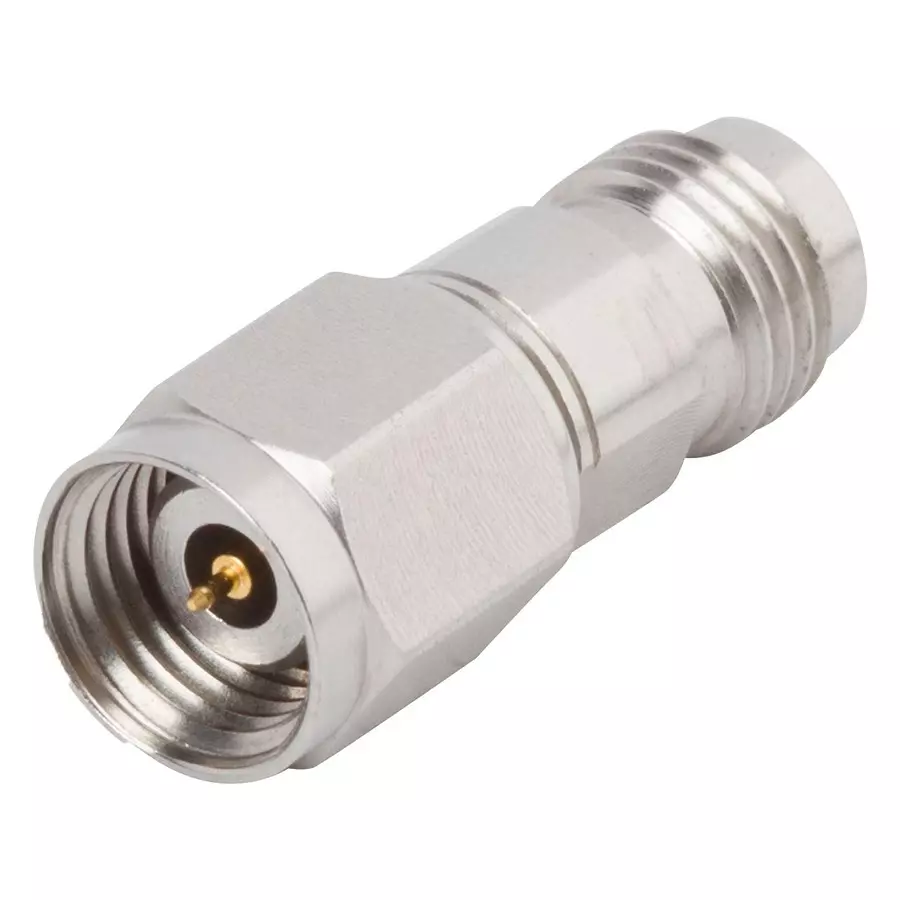 AMPHENOL SV MICROWAVE 1.85MM JACK-2.92MM PLUG ADAPTER, 50 OHM, SF1133-6019