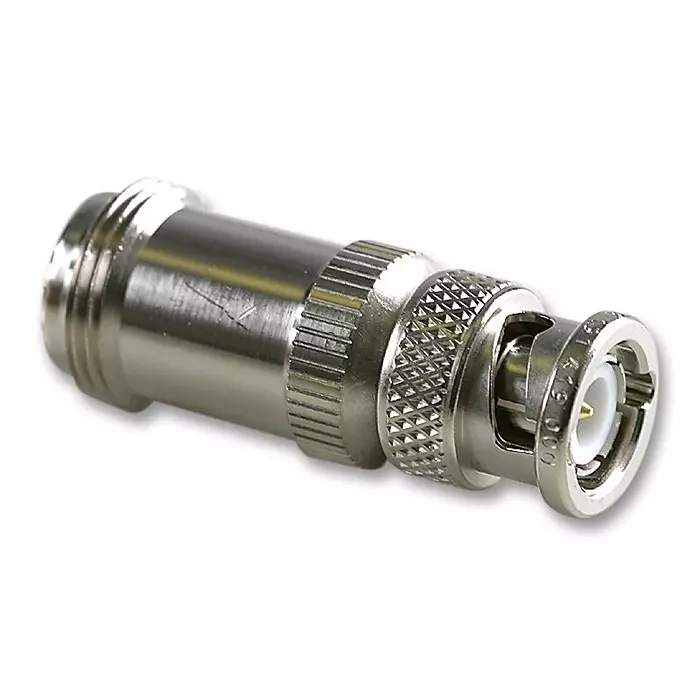 RADIALL ADAPTOR, N JACK, BNC PLUG, 50OHM, R191419000