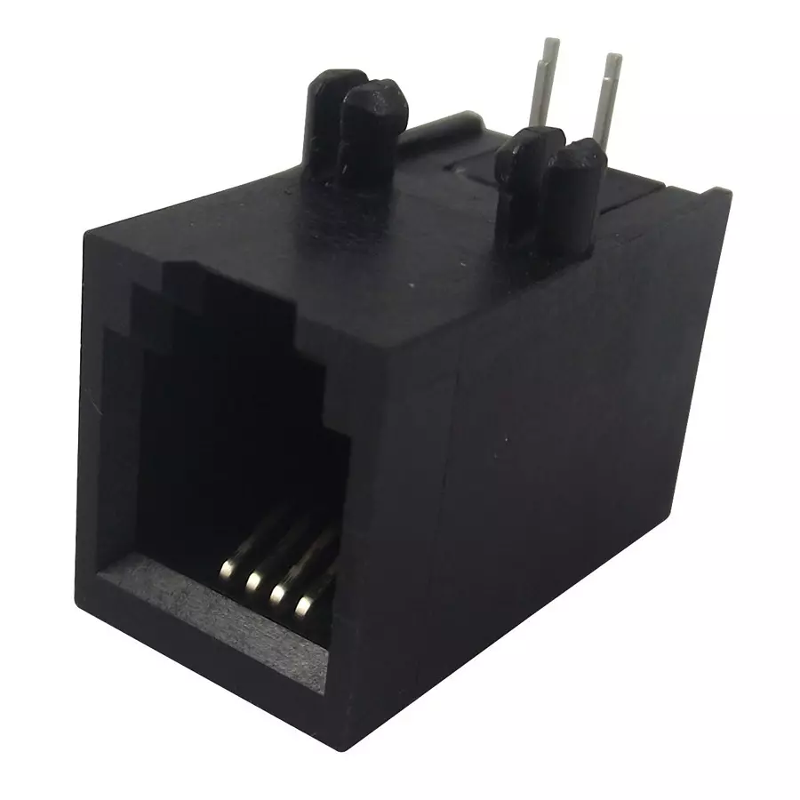 STEWART CONNECTOR SOCKET, PCB, MODULAR, 4WAY, SS-6444-NF