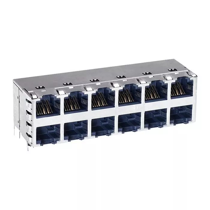 STEWART CONNECTOR CONNECTOR, RJ45, JACK, 8P8C, TH, SS-74500-029