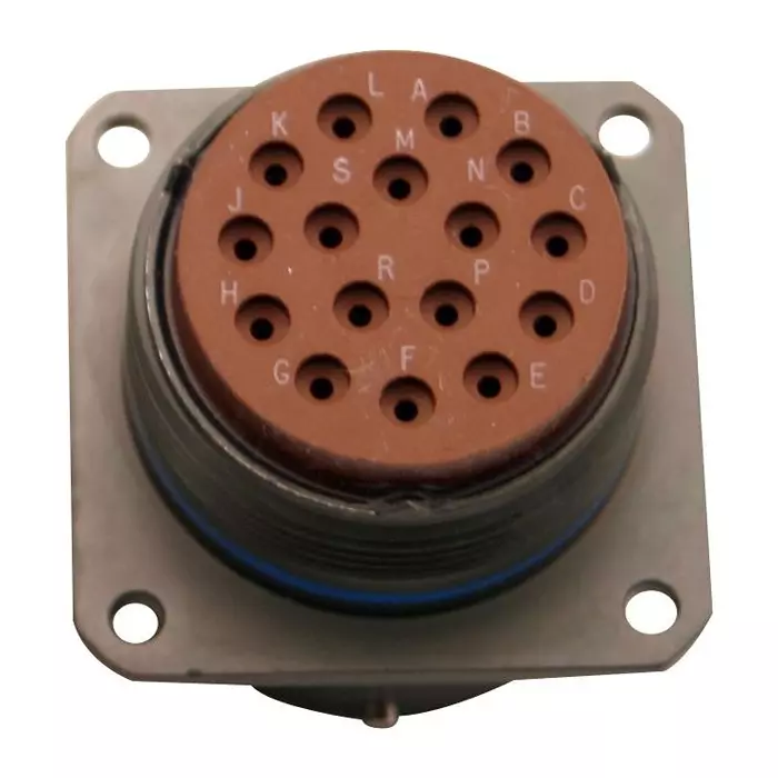 AERO ELECTRIC/CONESYS Circular Conn, Rcpt, 18-8, Wall Mount, MS3470L18-8P