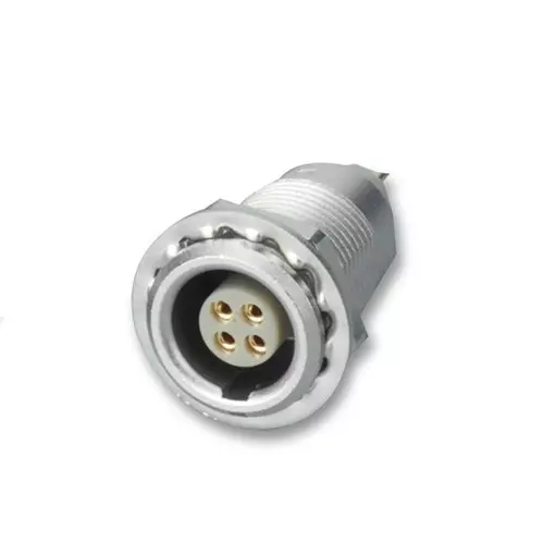 LEMO CIRCULAR CONN, RECEPTACLE, 6 WAY, PANEL, EGG.0B.306.CLL