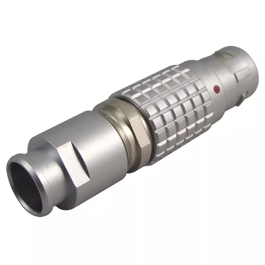 LEMO PLUG, IN-LINE, 5WAY, FGG.2B.305.CLAD92Z