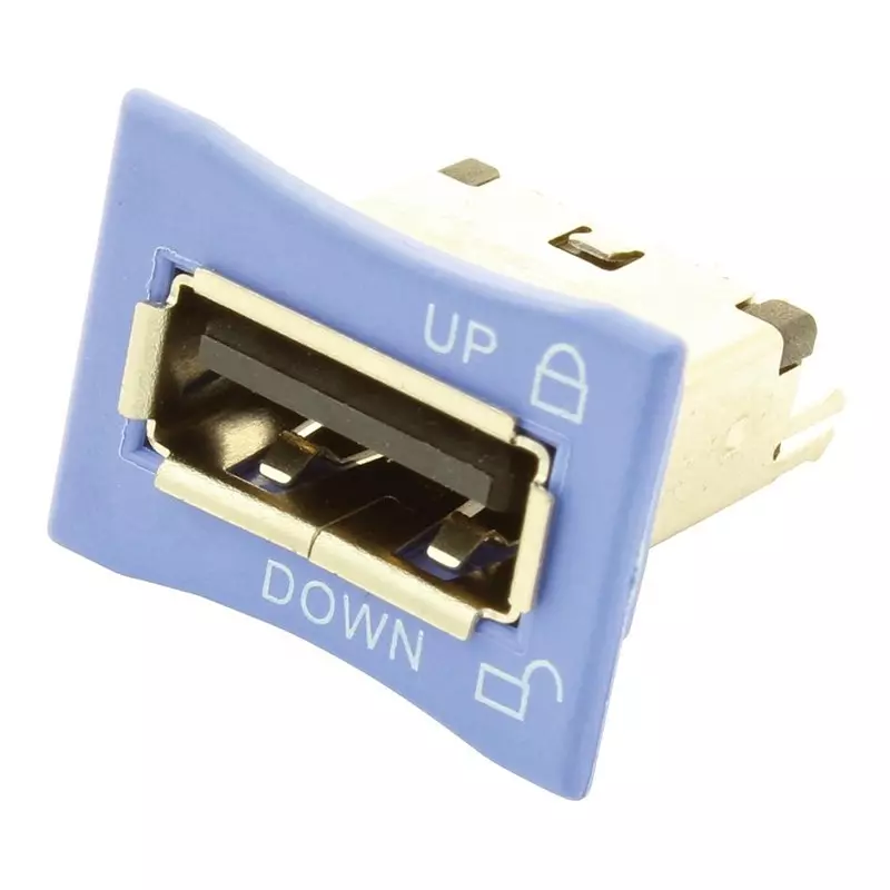 TE CONNECTIVITY Usb Connector, 2.0 Type A, Rcpt, Tht, 1775690-2