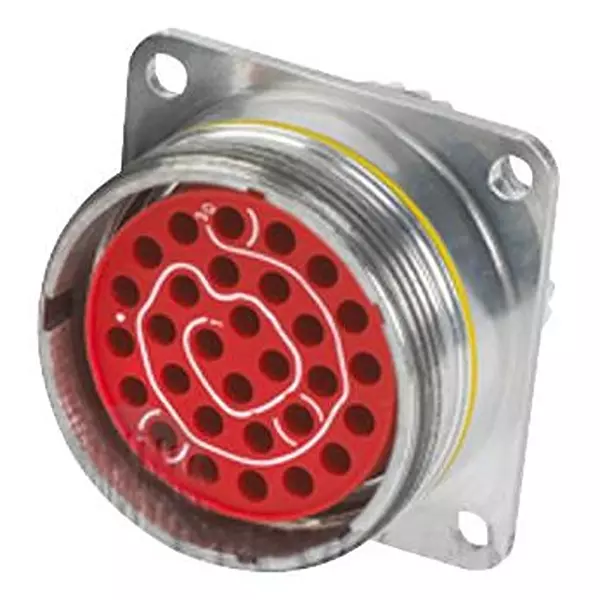 CINCH CONNECTIVITY SOLUTIONS Circular MIL Spec Equivalent Connector, Size20, 25-Way, Pin (L/C), CN0967C20G25P7Y040