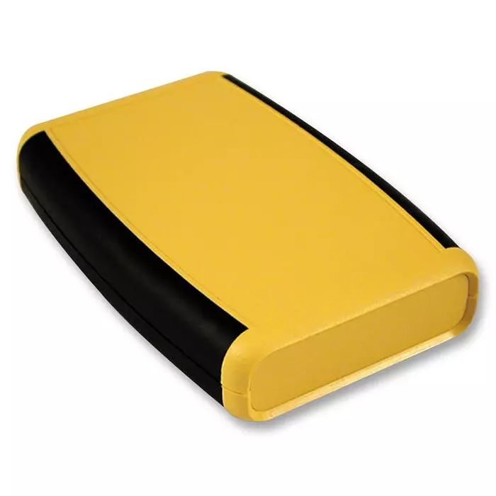 HAMMOND Plastic Enclosures CASE, ABS, YELLOW, 147X89X24MM, 1553DYLBKBAT