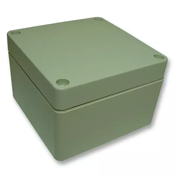 HAMMOND Plastic Enclosures ENCLOSURE, ABS, FLAT LID, 1554EGY