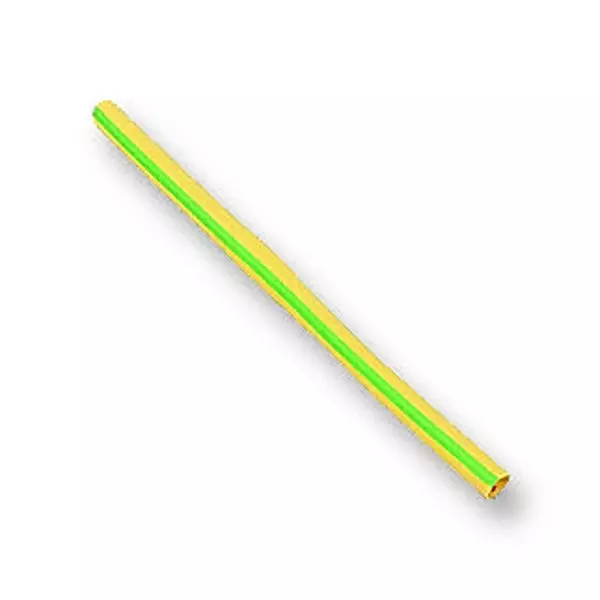 MULTICOMP PRO Standard Heat Shrink Tubing HEATSHRINK, 2:1, 2.4MM, G/YEL, 5M, 15090
