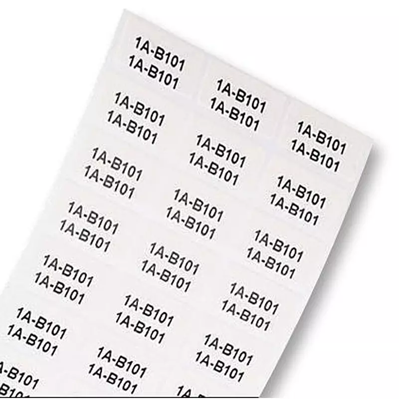 PANDUIT Blank Labels LABEL, POLYSTR, 16.24X5.08MM, PK10000, C060X020YJT (Pack of 10000)