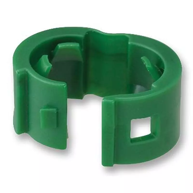 PANDUIT Cable Clamps / Cable Clips CABLE CLIP, PATCH CORD, GREEN, PK25, PCBANDGR-Q (Pack of 25)