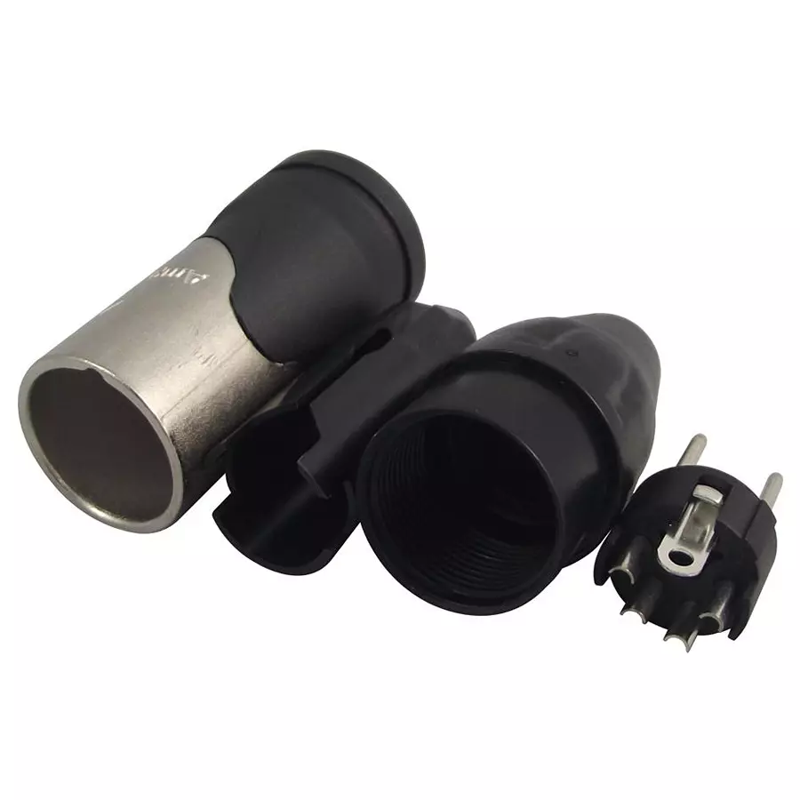 AMPHENOL AUDIO Plug, Xlr, Free, Nickel, 4Way, AX4M