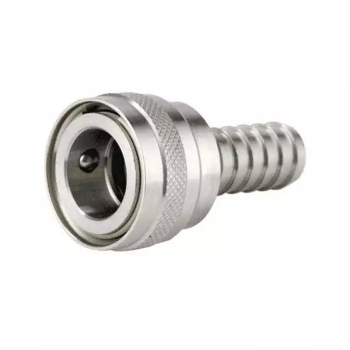 Nito Hose Connector Straight Stainless Steel Male 12.70 mm (1/2 Inch) 25 bar, 5450SA3