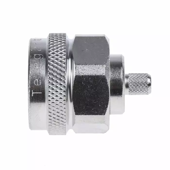 Telegartner Plug Cable Mount N Connector 50 Ω Crimp Termination Straight Body, J01020A0113