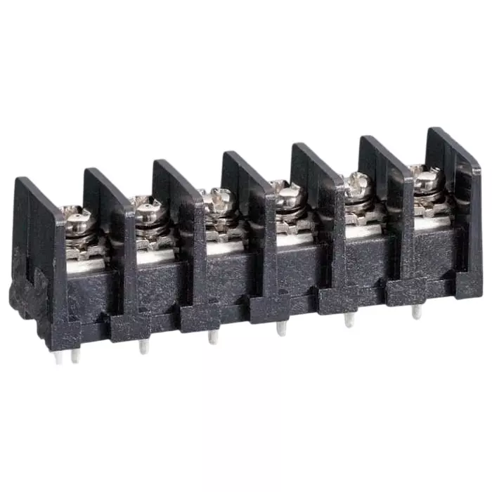 Sato Parts Barrier Strip 6 Contact 7.62 mm Pitch 1 Row 10 Amp 250 V Solder Termination, ML-40-S1BYF-6P