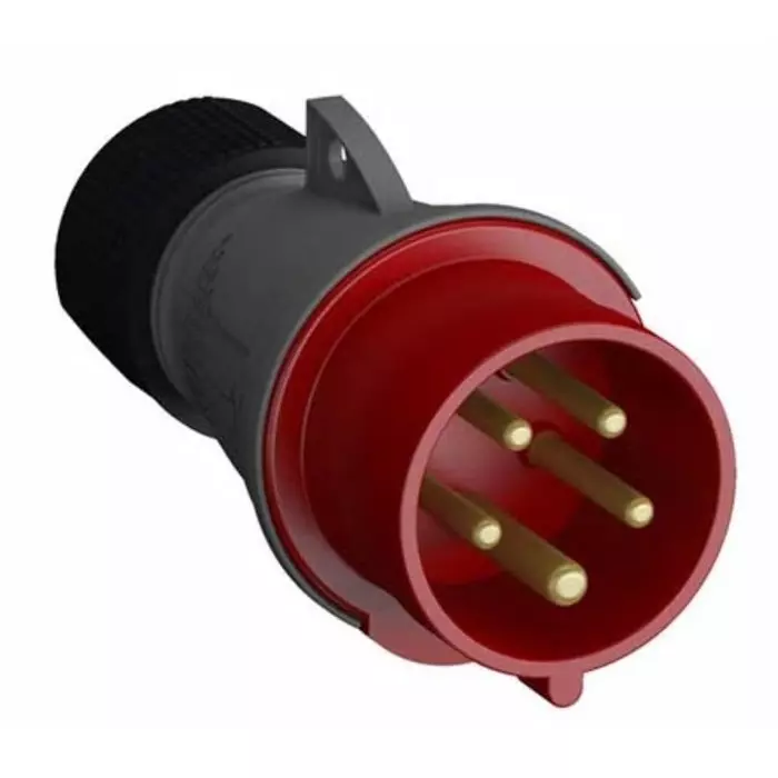 Amphenol Industrial Easy Safe IP44 Red Cable Mount 3P + N + E Industrial Power Plug, Rated At 16A, 415 V, 2CMA101967R1000416EP6