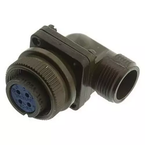 AMPHENOL INDUSTRIAL Circular Connector PLUG SIZE 14S, 4 POSITION, CABLE, 97-3108A-14S-2S