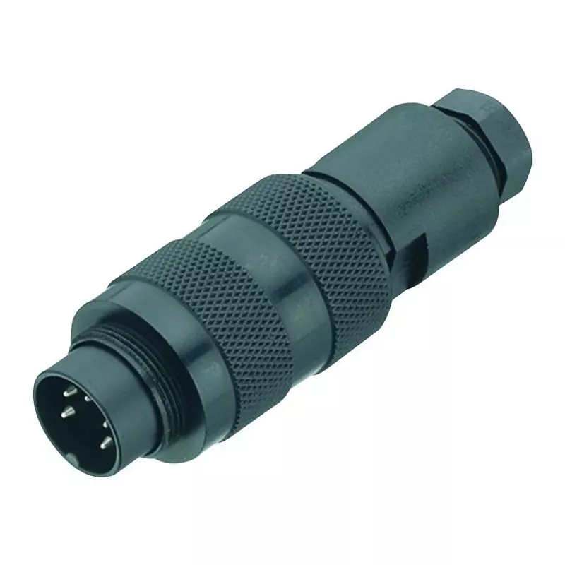 BINDER Circular Connector, PLUG, 12POS, CABLE, 09-0129-70-12