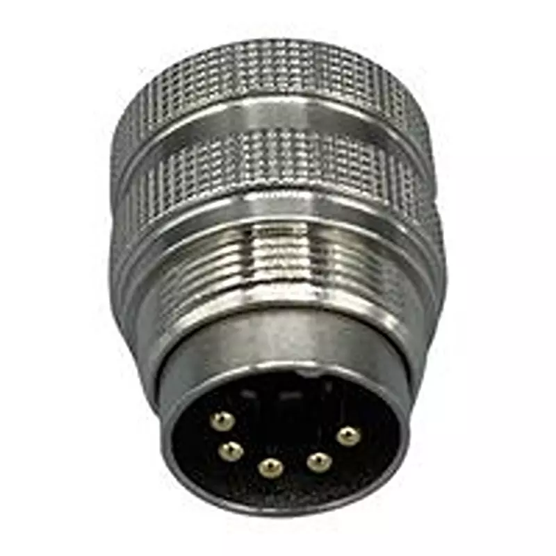 NORCOMP Circular Connector, PLUG, 6POS, SOLDER, 878-006-103RLS1