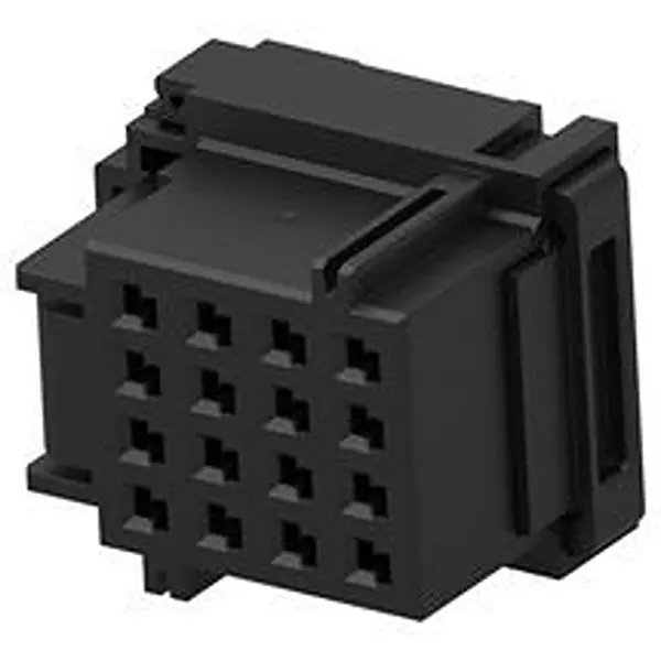 ERNI - TE CONNECTIVITY Automotive Housing, Rcpt, 16Pos, Pbt Gf, 2382871-1