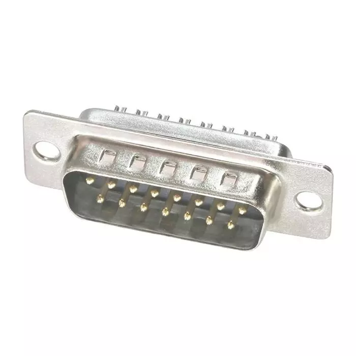 AMPHENOL CABLES ON DEMAND D Sub Conn, Plug, 15Pos, Da, Solder Cup, CN-DSUB15PIN0-000