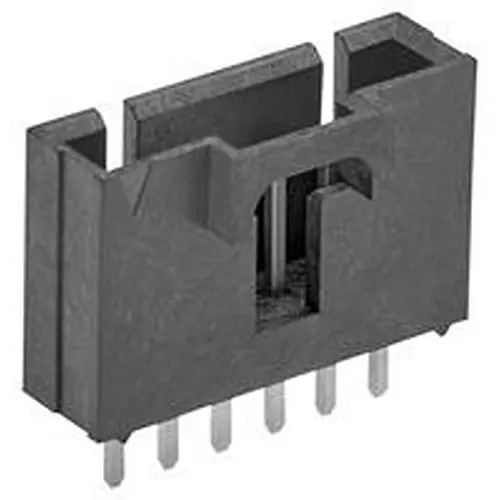 MOLEX Connector, Header, 4Pos, 1Row, 2.54 mm, 171971-0004 (Pack of 10)