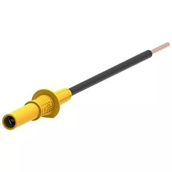 CAL TEST ELECTRONICS Tb Adaptor, Jack, 1K V, 15A, Yel, Cable, CT4534-4