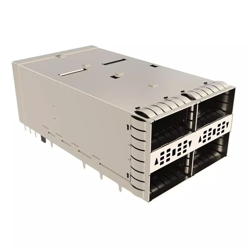 AMPHENOL COMMUNICATIONS SOLUTIONS Conn Cage, Sfp, 12Port, Press-Fit, UE864T662020361.