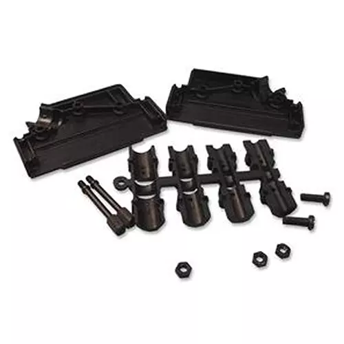 MH CONNECTORS D Sub Backshell, 45DEG, 37WAY, MHD45PPK37-K