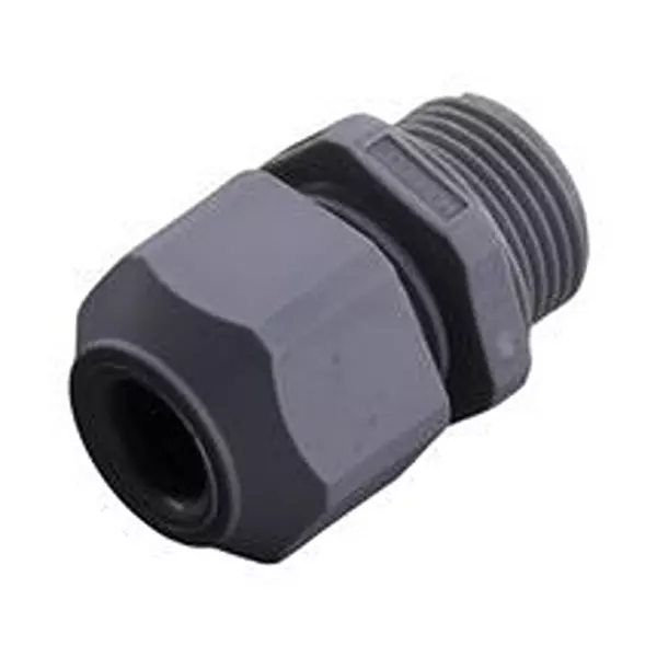 HUBBELL WIRING DEVICES Cord Connect, Str, Nylon 6.6, Pg11, Grey, Secp11Ga