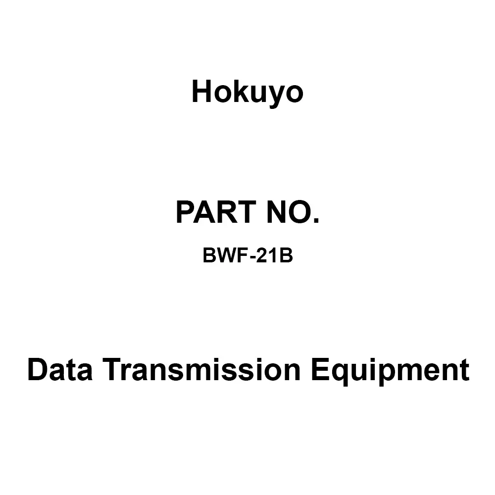 Hokuyo Data Transmission Equipment DC 10 to 30 V, BWF-21B